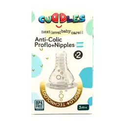 Cuddles Anticolic Proflow Nipples 3M+